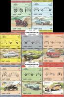 *Známky Svätá Lucia 1984 Automobily, nerazená séria MNH - Kliknutím na obrázok zatvorte -